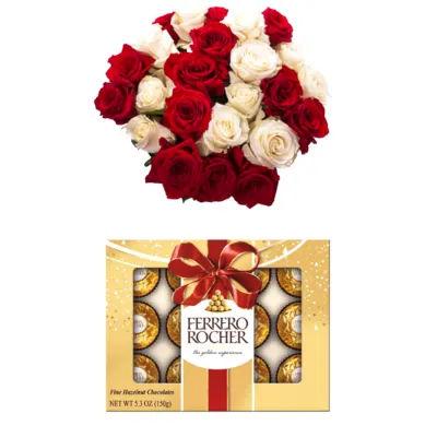 Roses Treat With Ferrero