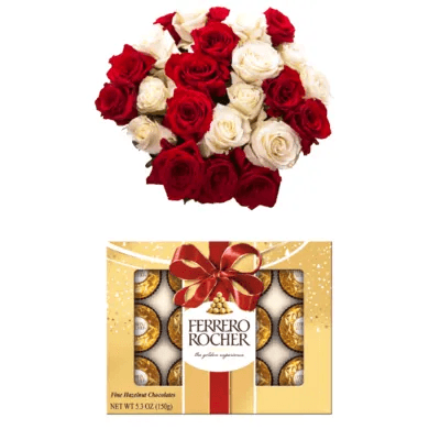 Roses Treat With Ferrero