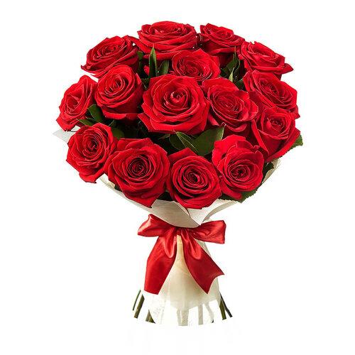 Red Rose Flower Bunch