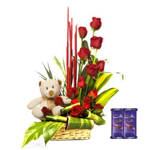 Dazzling Arrangement - Silk Combo