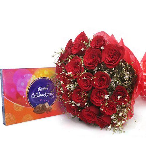 Hug Day Flower Combo