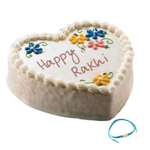 Feast For Siblings Rakhi Cake