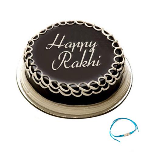 Chocolicious Delight Special Rakhi Cake