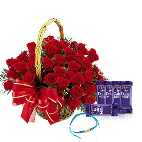 Fragrance Around - Dairy Milk & Friendship Band Combo