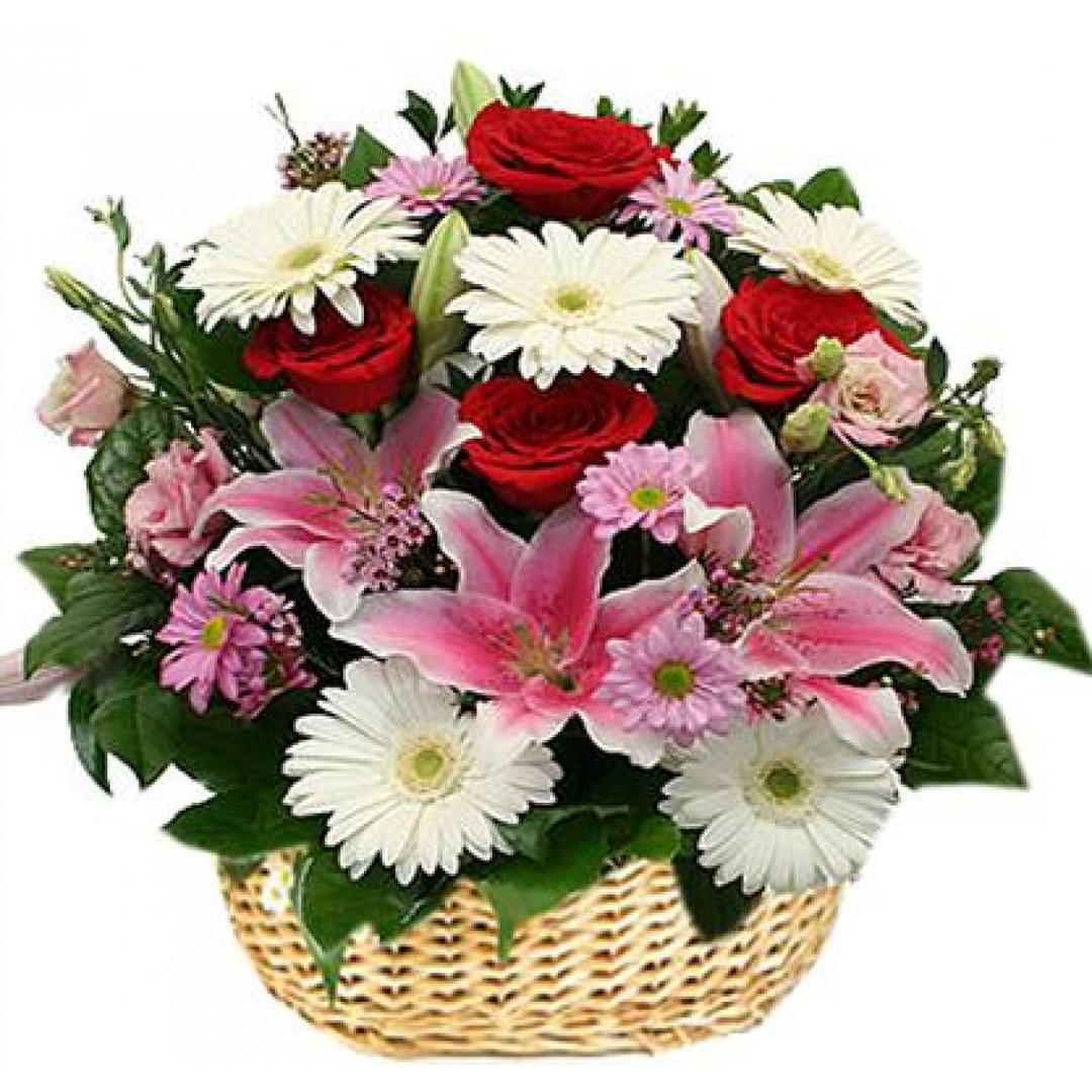 Mix Flower Basket