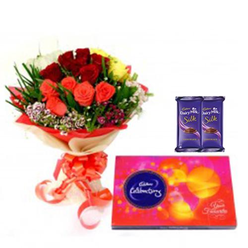 Roses & Chocolate - Silk Combo