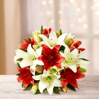 Graceful Oriental Lilies