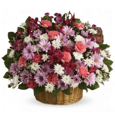 Big Flowers Basket