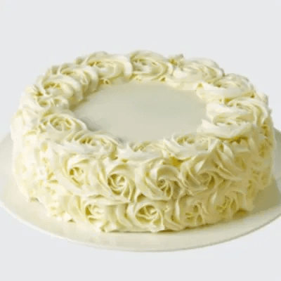 White Rose Cake