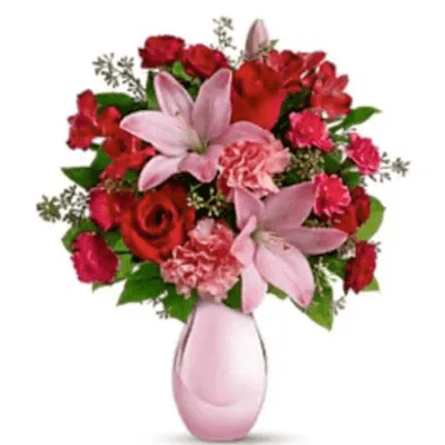 Pink Flowers Bouquet I