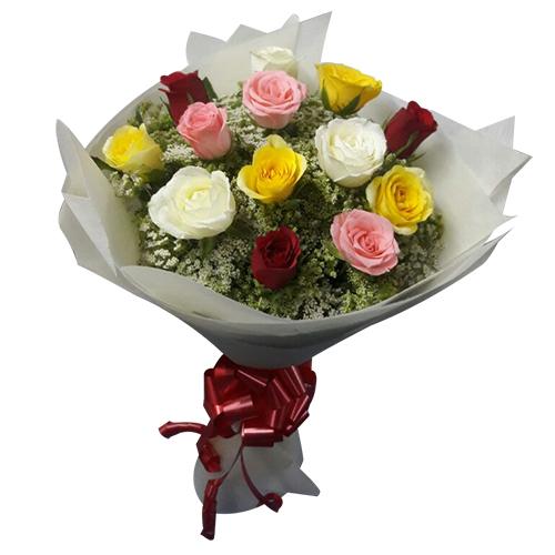 Get Well Soon Maa - 15 Roses Flower