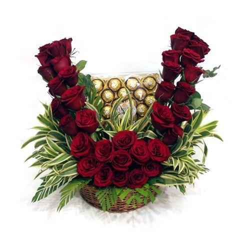 Pure Love of Chocolate and Red Flower