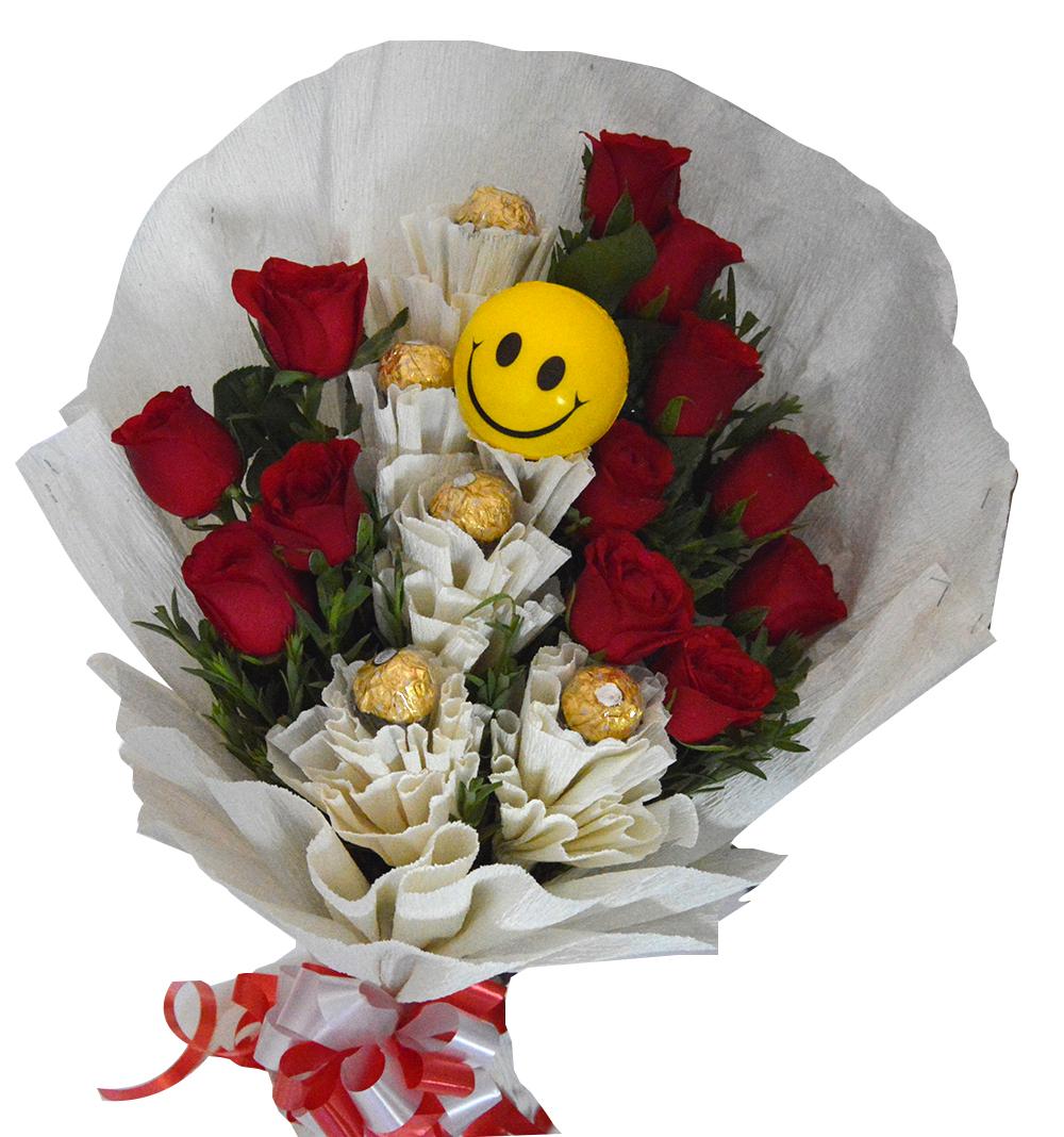 Smiling in Red Combo