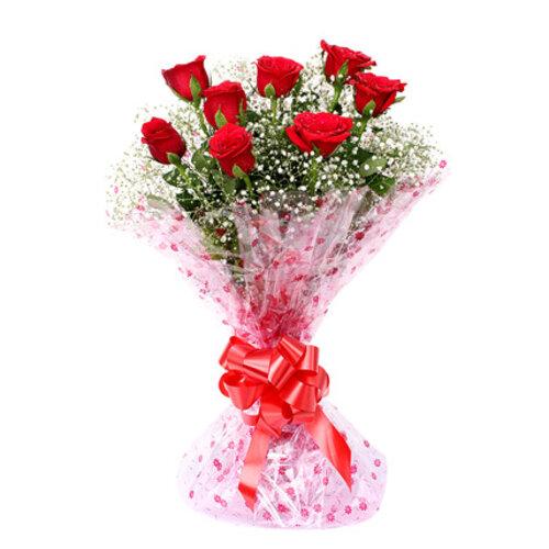 Elegant Red Roses Flower Addon