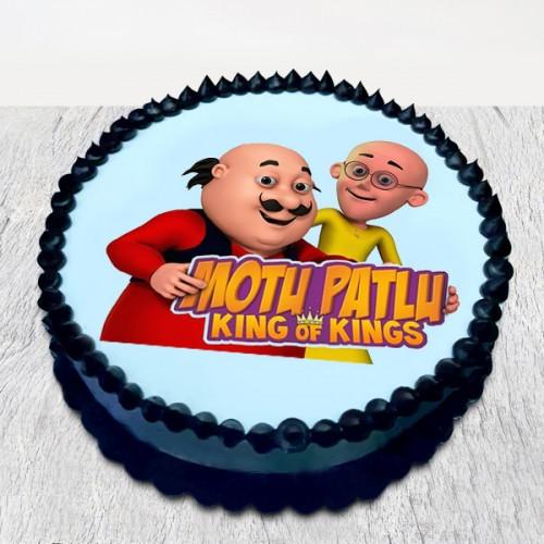 Motu Patlu Poster Cake