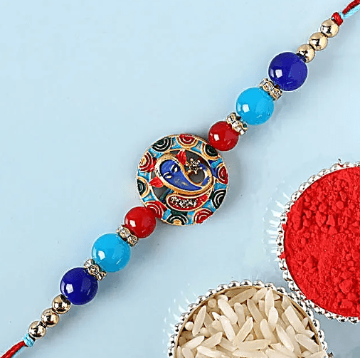 Colourful Ganesha Rakhi