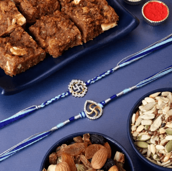 Sophisticated Rakhi Duo Bundle