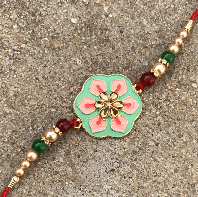 Vibrant Meena Link Rakhi