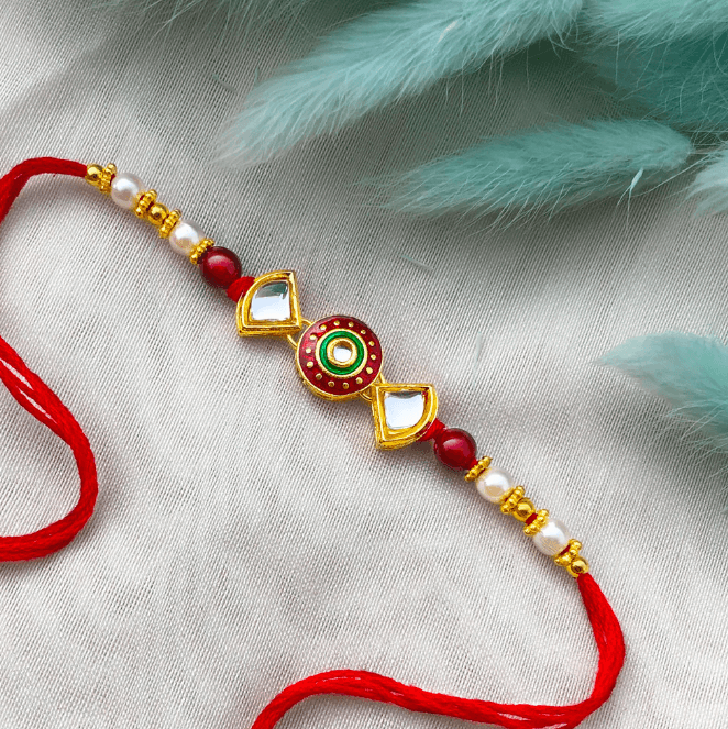 Pearly Adorned Dora Rakhi