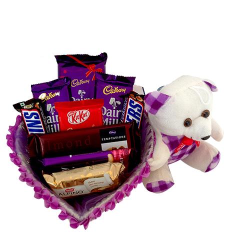 Basket Of Flavors and Love Combo