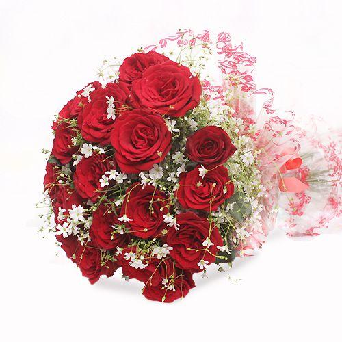 Dozen of Roses Flower