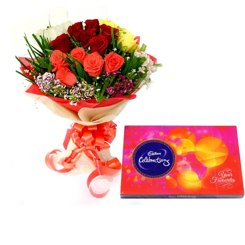 Roses & Chocolate Combo