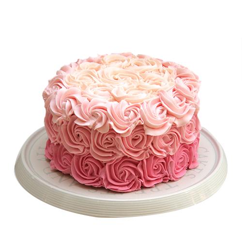 Rose Cake Eggless - Half Kg