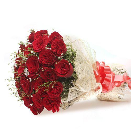 The Perfect 24 Flower - In Jute Wrap