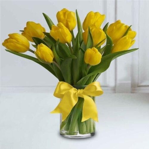 Sunkissed Smiles Tulip Flower