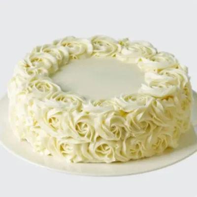 White Rose Cake