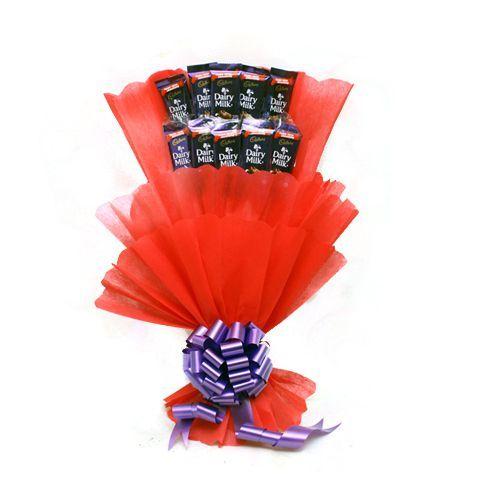 Buy Dairy Milk Chocolate Bouquet Online in India