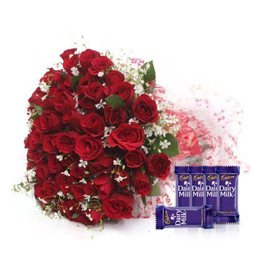 Redefined Love with Dairy Milk Chocolates Combo