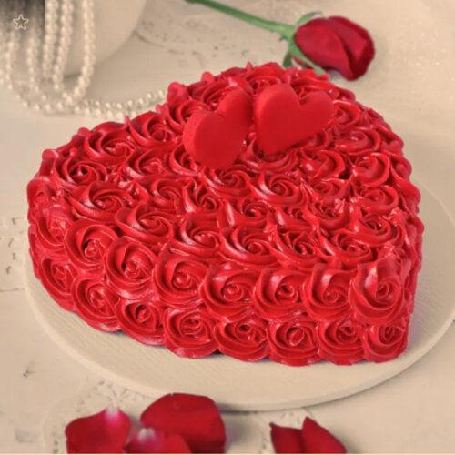 Rosy Pleasure Cake