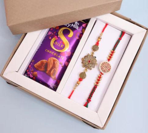 Enchanting Cadbury Silk and Rakhi