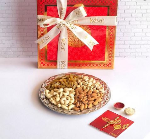 Petite Dryfruit Rakhi Thali Box