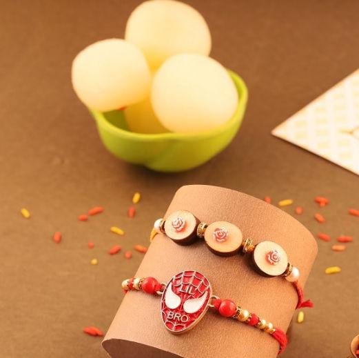 Vibrant Spirit Rakhi and Rasgulla