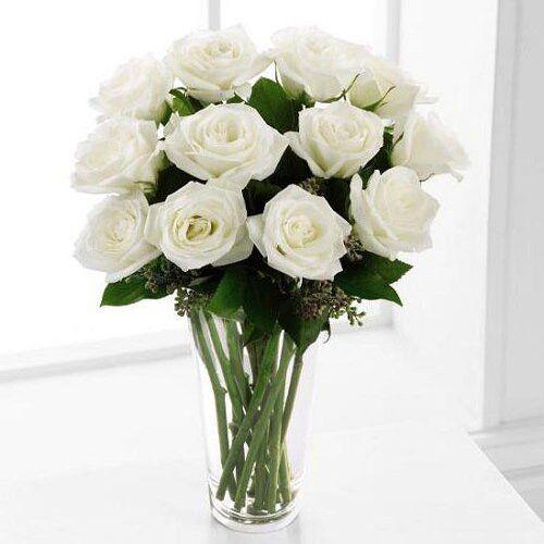 White Roses Flower