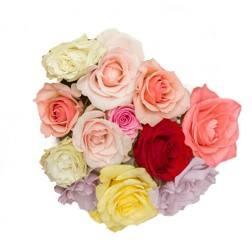 Assorted Roses Flower Bouquet