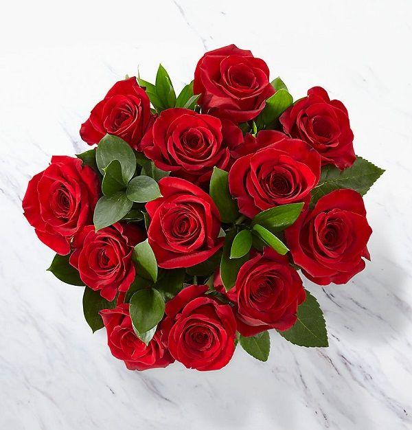 Simply Red Flower Bouquet