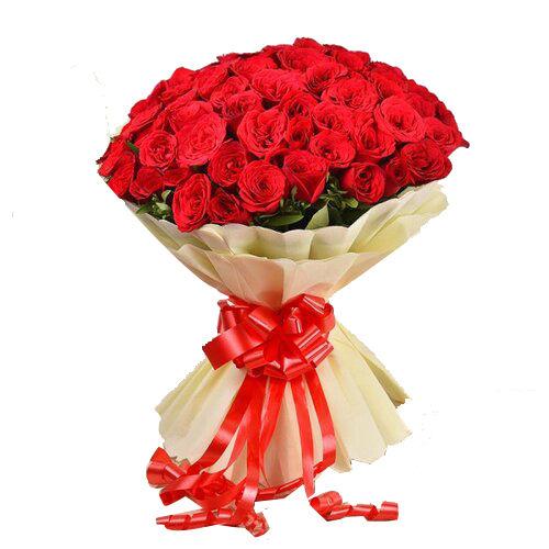 Love Exemplified - 100 Red Roses Flower