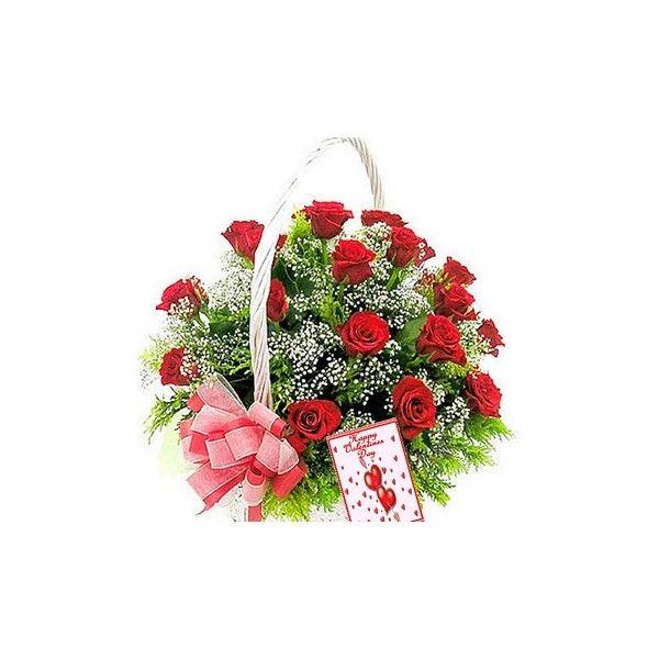 Rosey Flower Basket