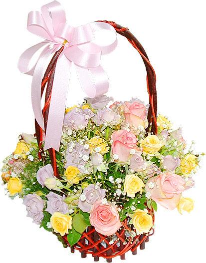 Wonderland Flower Basket