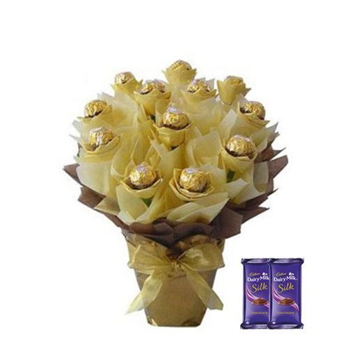 Heart-warming Chocolate Bouquet