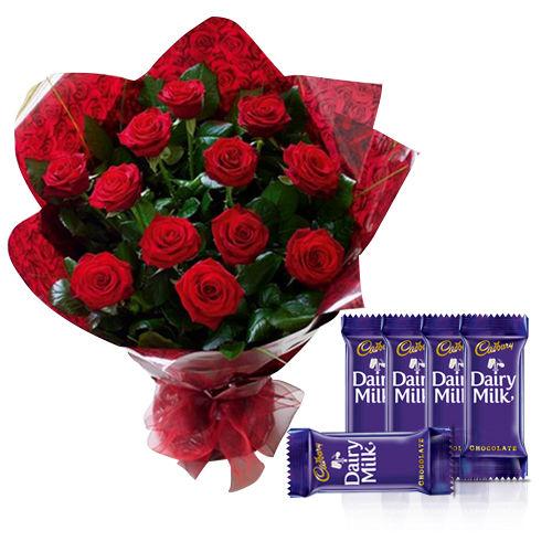 Rose Passion - Dairy Milk Collection Combo