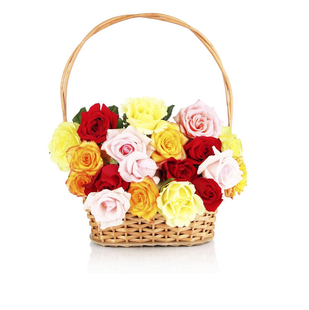 Basket Of Mixed Feelings Flower