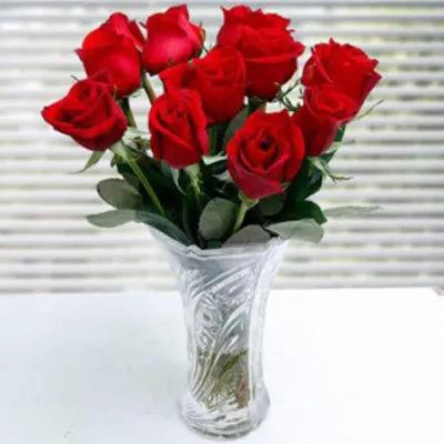 10 Red Roses Bouquet
