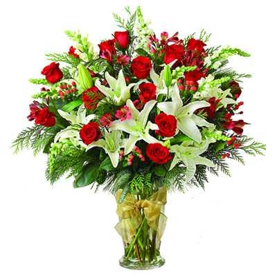 Fusion of Oriental Lilies and Roses Flower
