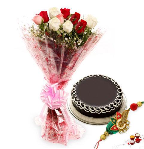 Beautiful Roses & Cake Collection - Rakhi Special