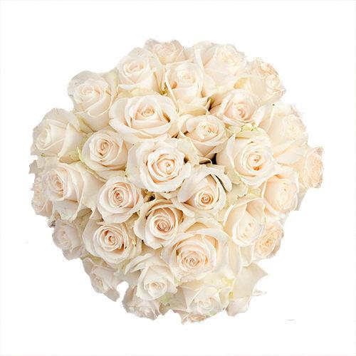 White Roses Bunch Flower - Grand