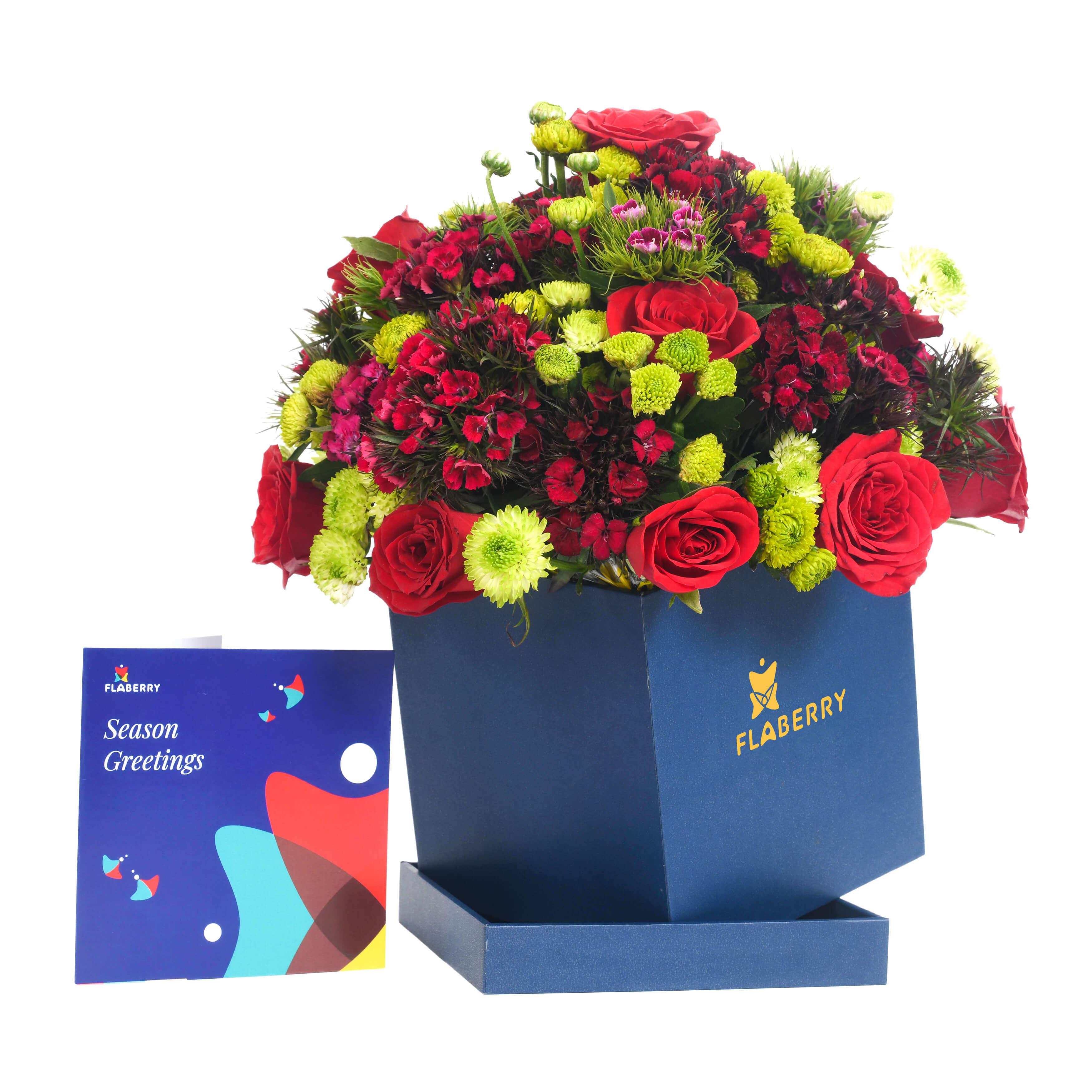Purple Flaberry Signature Collection Flower Box